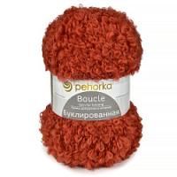 Пехорка Буклированная (светлый терракот 30) 30% мохер 20% шерсть 50% акрил 200 гр/220 м